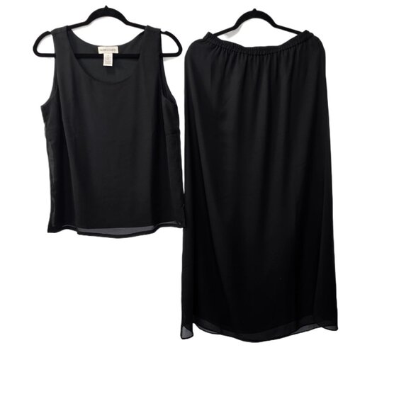 Draper's & Damons 2-Piece Set: Black Tank Top & Skirt - Size M - Picture 11 of 15